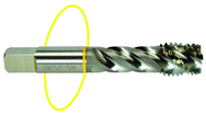 1-3/8-6 Dia. - H4 - 4 FL - Std Spiral Flute Tap - Yellow Ring - Eagle Tool & Supply