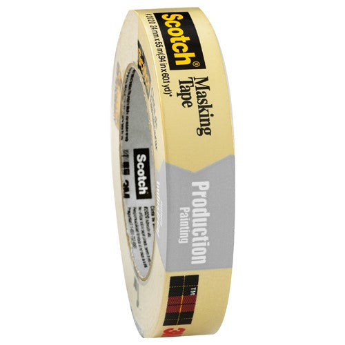 ‎Scotch Masking Tape for Production Painting 2020-72A-BK 72 mm × 55 m - Eagle Tool & Supply