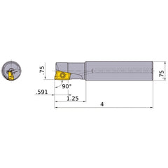 APX4000UR121SA12SA INDEXABLE ENDMIL