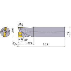 AQXUR132SA12L INDEXABLE ENDMILL