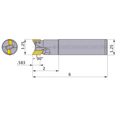 AXD4000UR202SA20SB INDEXABLE ENDMIL