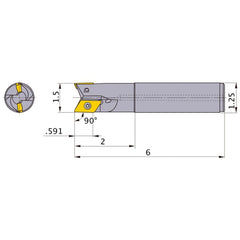 BXD4000R243SA20S INDEXABLE ENDMILL