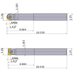 SRFU20S20L INDEXABLE ENDMILL