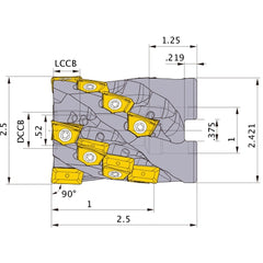 VFX5UR2505CA10 FACE MILL