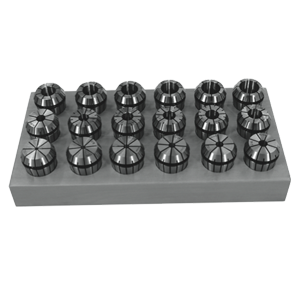 ER-32 Collet Set - Part #  32-SET18 - Eagle Tool & Supply