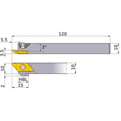 ‎BTAHL1010-50 TURNING HOLDER