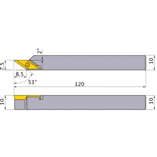 ‎BTVHR1010-75 TURNING HOLDER