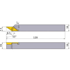‎BTVHR1616-75 TURNING HOLDER
