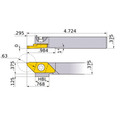 CTBHR-062 TURNING HOLDER