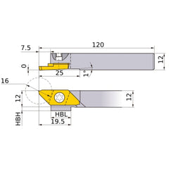 ‎CTBHR1212-160 TURNING HOLDER