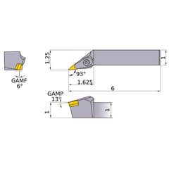 DVJNR-163 TURNING HOLDER