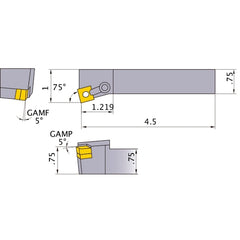 MSKNL-124B TURNING HOLDER