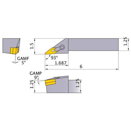 MVJNR-203D TURNING HOLDER