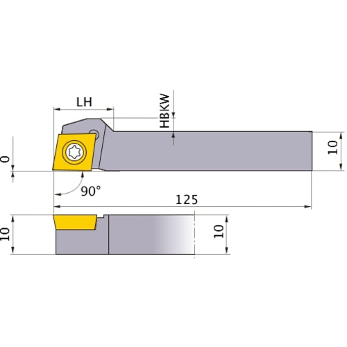 SCACR1010K06-SM TURNING HOLDER