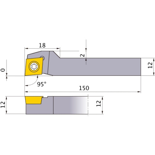 SCLCL1212M09-SM TURNING HOLDER