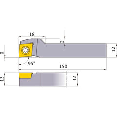 SCLCR1212M09-SM TURNING HOLDER