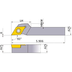 SDJCL-103SM TURNING HOLDER