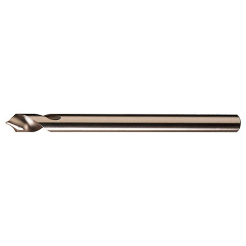 1/4-E × 4″ OAL 120 Degree HSSCoPM Radial NC Spotting Drills Gold-Black Oxide - Exact Industrial Supply