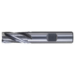 ‎1/4″ × 1/4″ × 3/4″ × 2-1/2″ RHS / RHC Solid Carbide Mult-Flute Square End High-Performance End Mill - Bright - Exact Industrial Supply