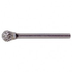 SD-3 Double Cut Solid Carbide Bur-Ball Shape - Eagle Tool & Supply