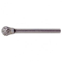 SD-3 Double Cut Solid Carbide Bur-Ball Shape - Eagle Tool & Supply