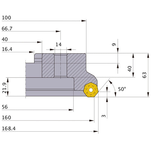 ‎AHX440S-160C10NR MILL