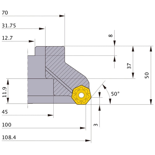 AHX440SR10010DA MILL