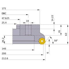 AHX640SR20012KN MILL