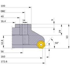 ‎AHX640W-160C16R MILL