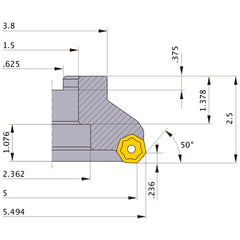 AHX640WR0512E FACE MILL