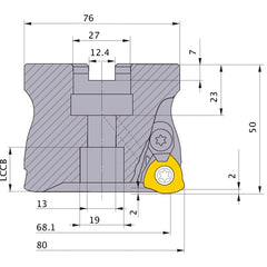 ‎AJX14-080A04R MILL