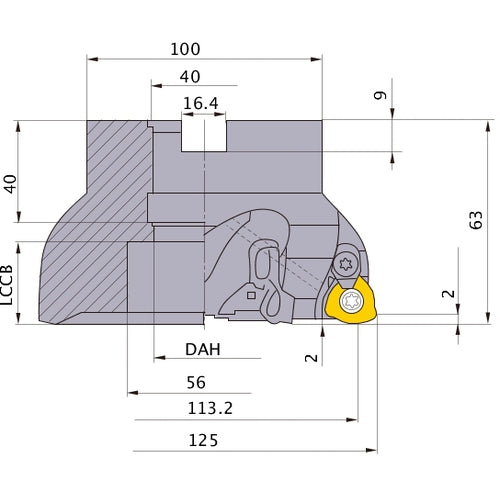 ‎AJX14-125B07R MILL