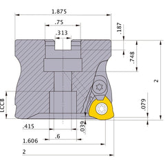 AJXU09R0205 FACE MILL