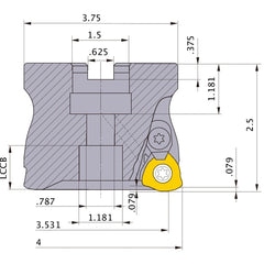 AJXU14R0406E FACE MILL