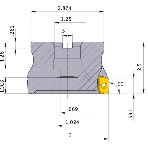 APX4000UR0306DA FACE MILL