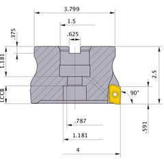 APX4000UR0408EA FACE MILL