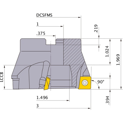 ASX400R0306C FACE MILL