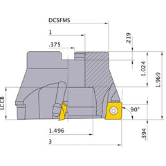 ASX400R0308C FACE MILL