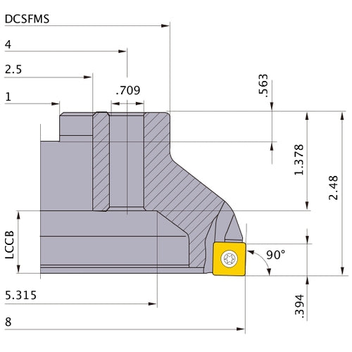 ASX400R0819M FACE MILL