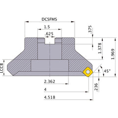 ASX445R0407E FACE MILL
