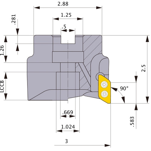 AXD4000UR0305DB FACE MILL