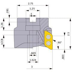 AXD7000UR0303DB FACE MILL