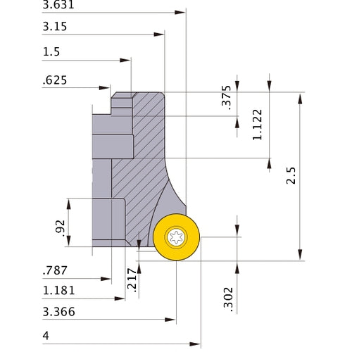 BRP7UPR0406E FACE MILL