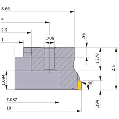 VOX400UR1034M FACE MILL