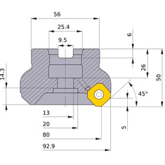 WSX445R08006CA MILL