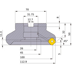 WSX445R10007DA MILL