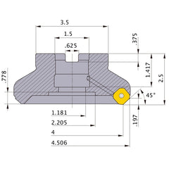 WSX445UR0405EA FACE MILL