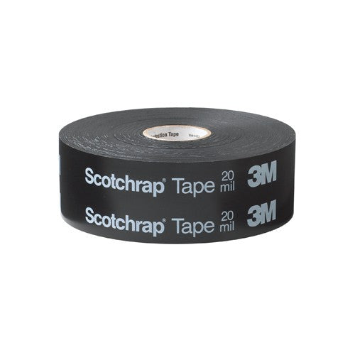 3M Scotchrap Vinyl Corrosion Protection Tape 51 1″ × 100 ft Printed Black - Eagle Tool & Supply