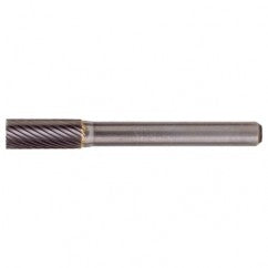 SB-51 Standard Cut Solid Carbide Bur-Cylindrical with End Cut - Eagle Tool & Supply