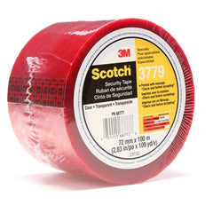 Scotch Security Message Box Sealing Tape 3779 Clear 72 mm × 100 m - Eagle Tool & Supply